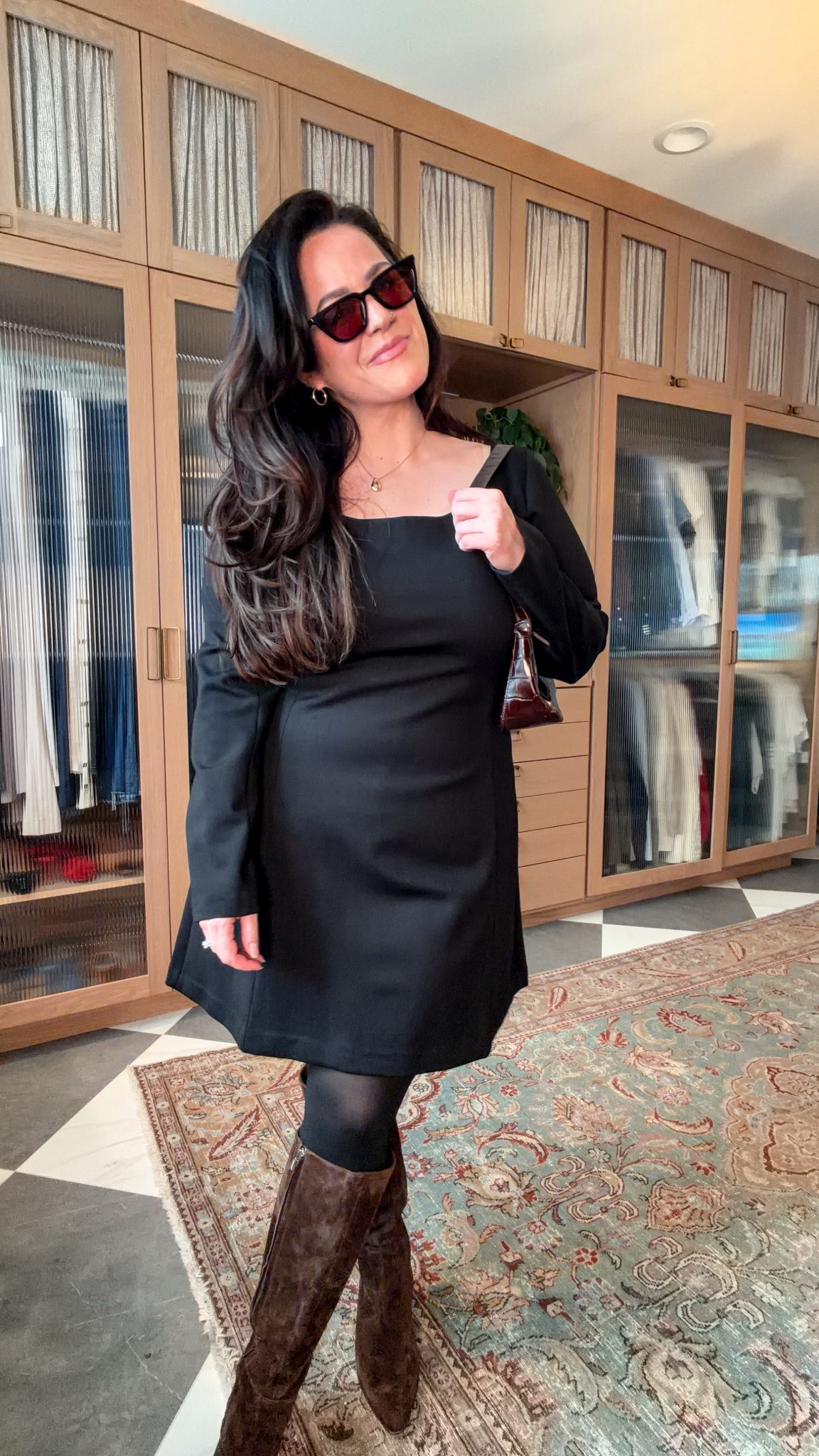 Loving this black dress from spanx

#LTKMidsize #LTKSeasonal