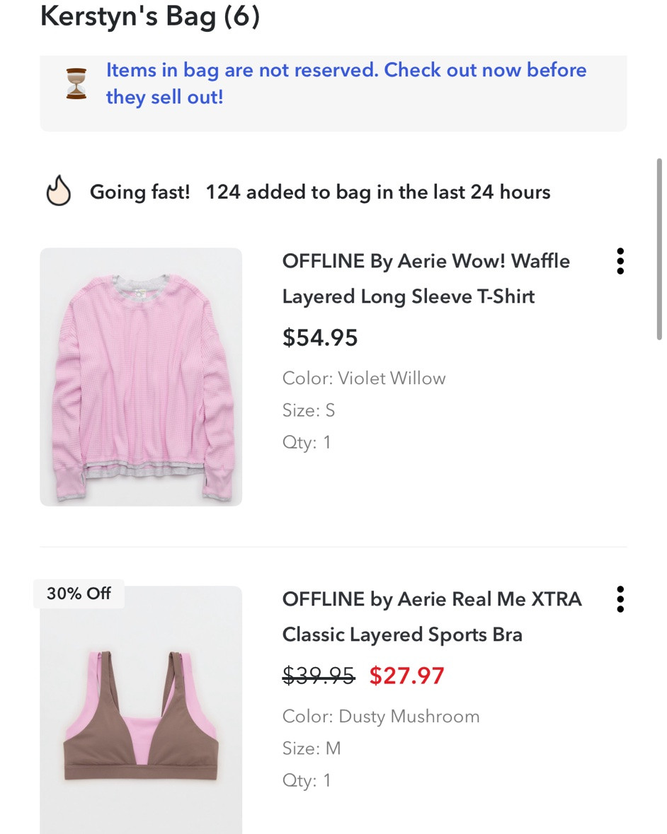 My recent @Aerie order 💓✨ 30% off too!

#LTKootd #LTKmomlife #LTKBump