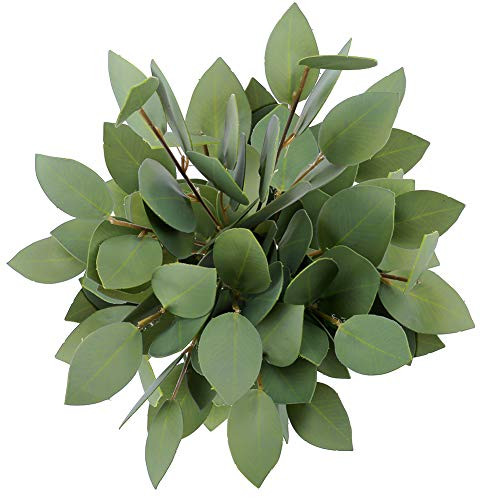 Greentime 8 Pack Artificial Eucalyptus Leaves Stems 13 Inches Faux Greenery Stems Branches for Vase  | Amazon (US)