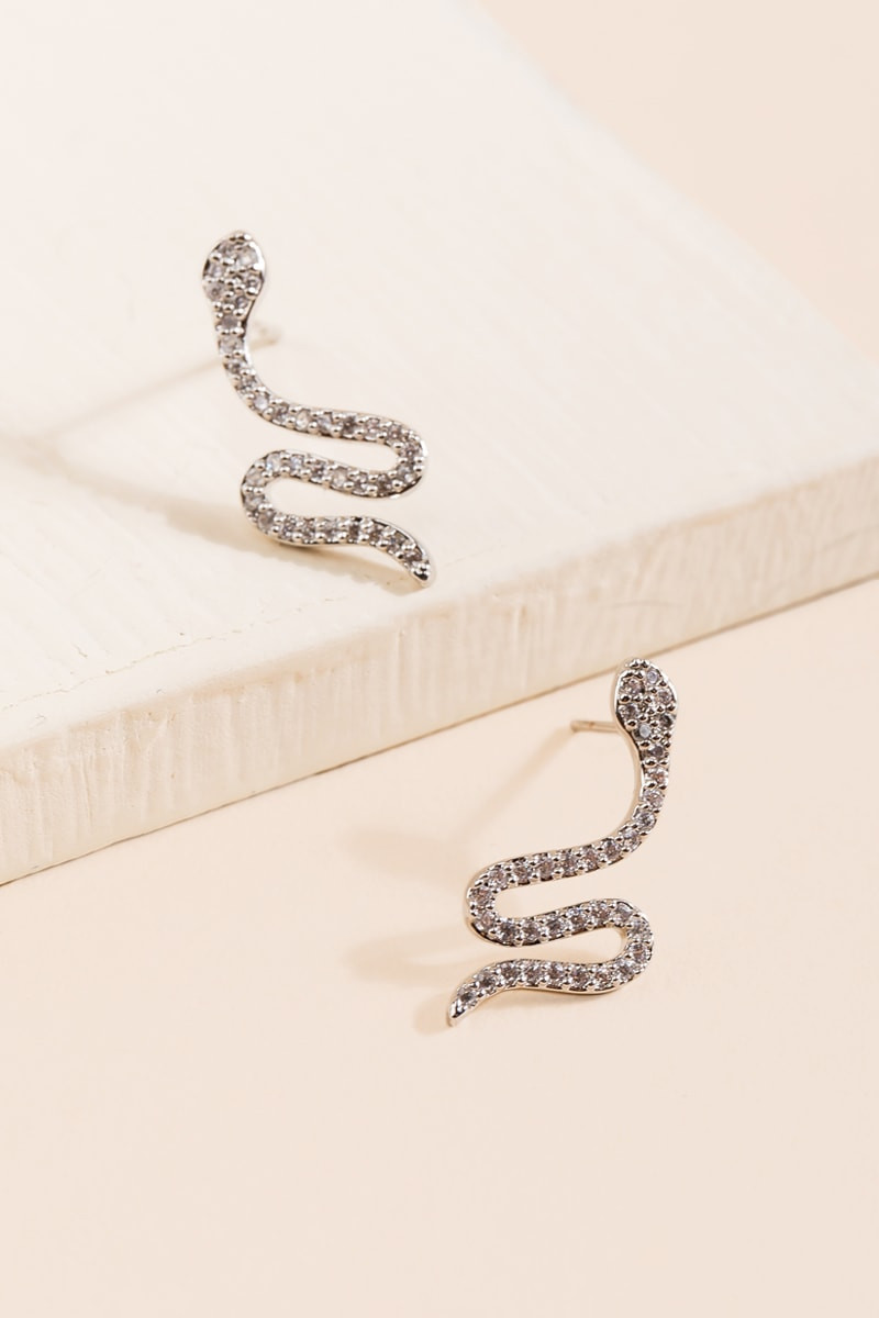 Callie Snake Studs | Francesca's