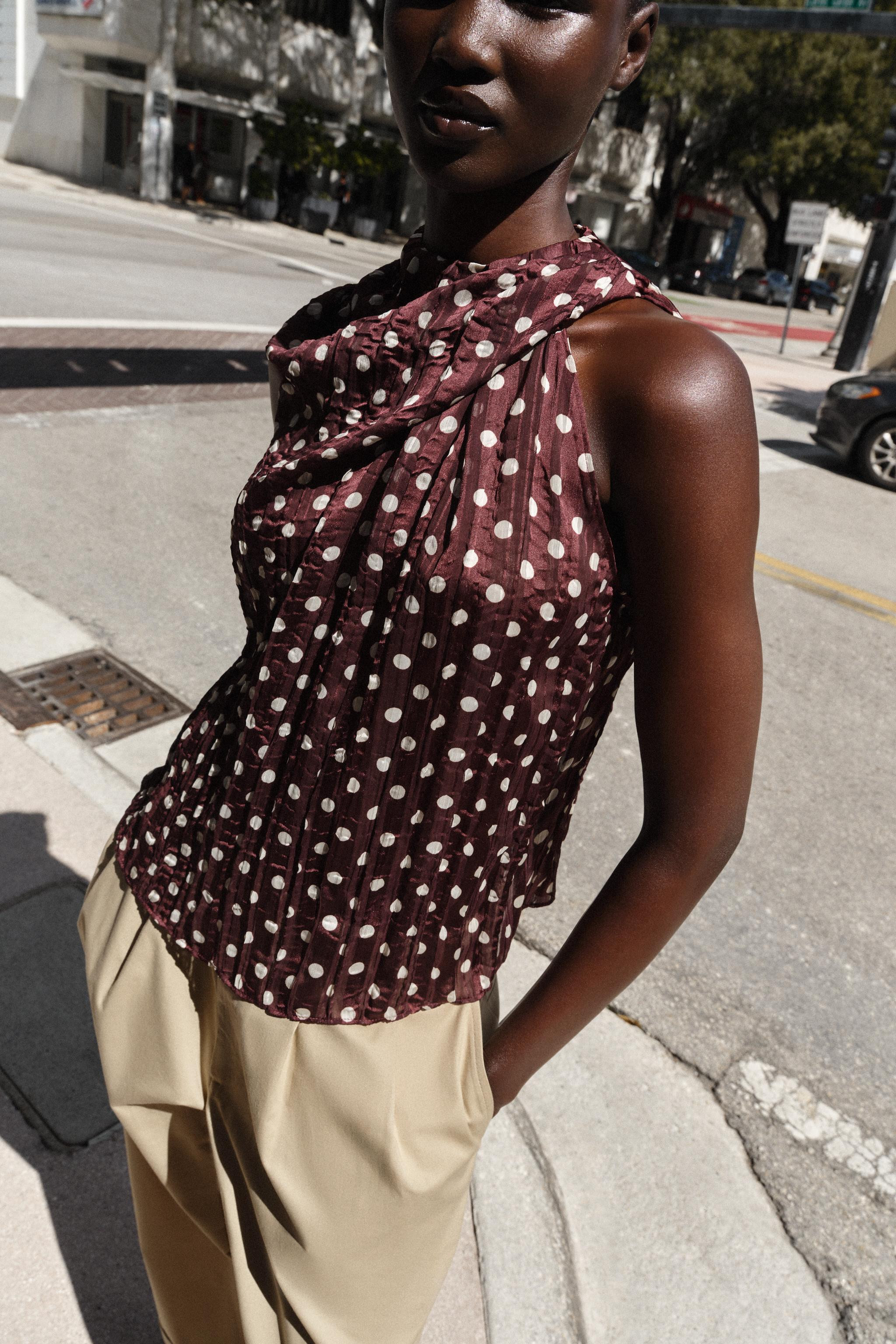 POLKA DOT BLOUSE | Zara UK