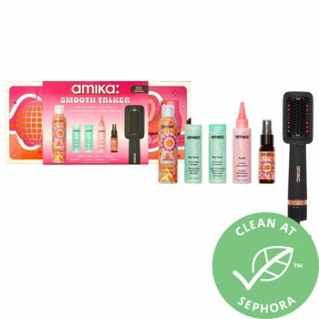 amikaSmooth Talker Double Agent Straightening Blow Dry Brush Hair Set | Sephora (US)