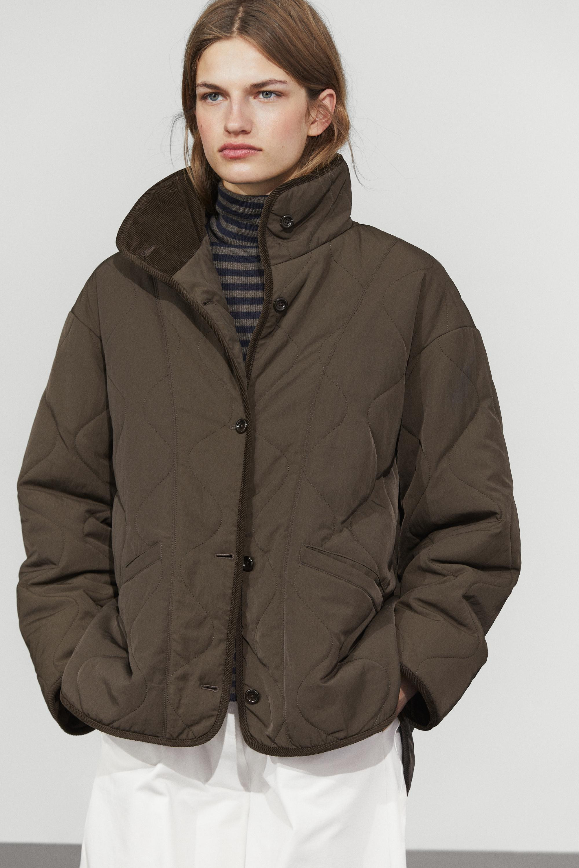 Jacket with wavy stitching detail | Massimo Dutti UK