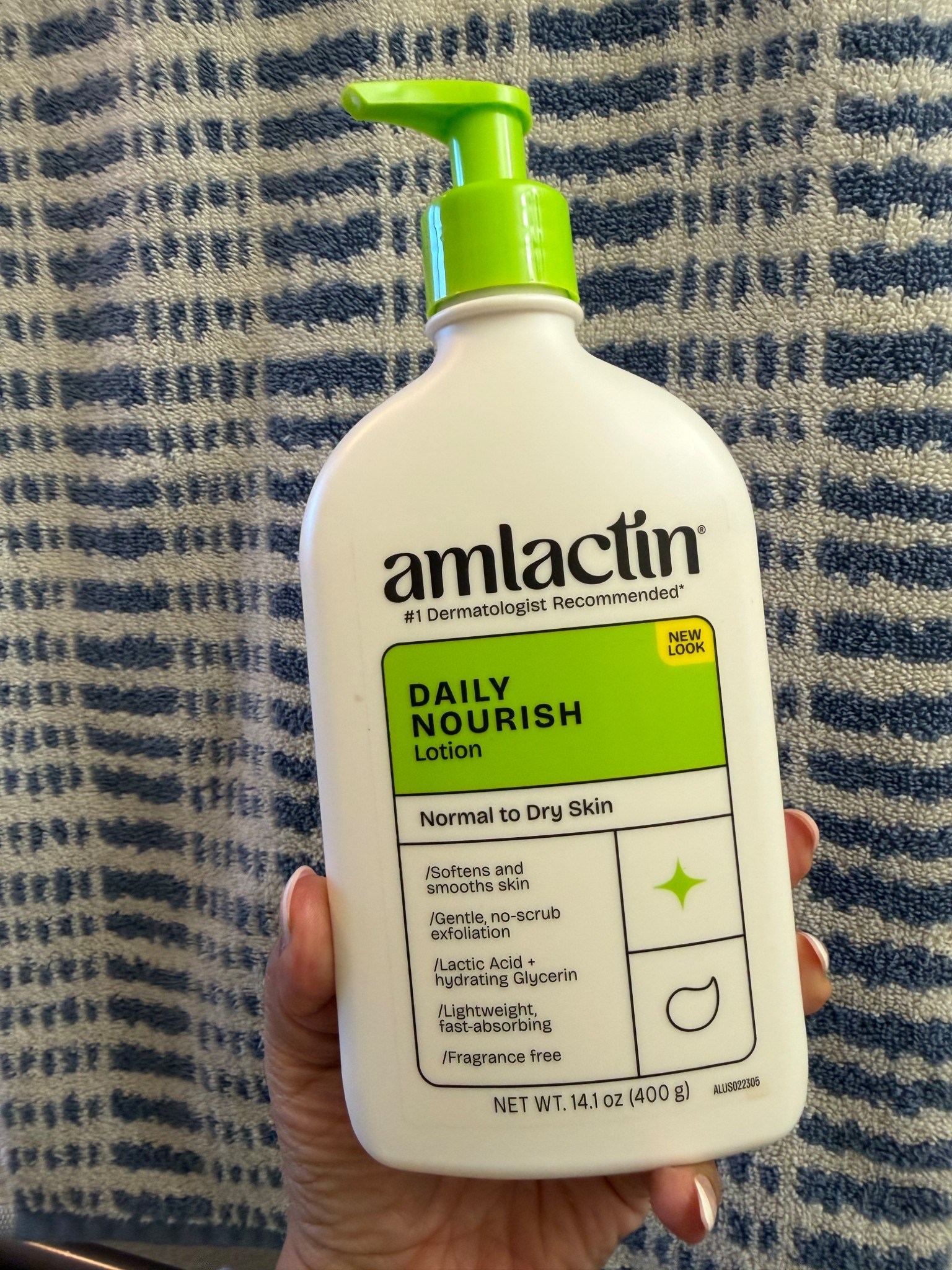 Okay I’ll be honest, AmLactin is not cute. The bottle is not aesthetic. But this fragrance free Daily Nourish Lotion has lactic acid and hydrating glycerin, and my skin is genuinely smoother. The lactic acid gently exfoliates while you sleep, the glycerin locks in moisture, and over time you get softer, more even texture without any scrubbing or effort. I use it at night as my facial moisturizer, topped with a rich cream and 2 drops of Volufiline mixed in. Unglamorous routine, real results☕️

#LTKBeauty #LTKOver40