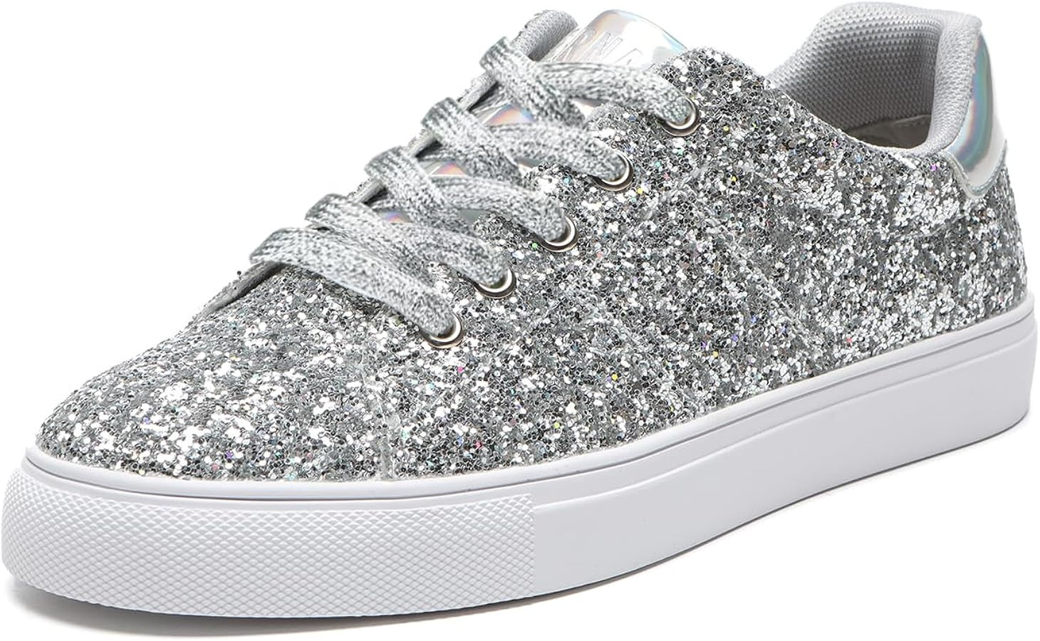 Bernal Women Glitter Sneakers Fashion Shiny Sparkle Sneakers Lightweight Rubber Outsole Non Slip ... | Amazon (US)