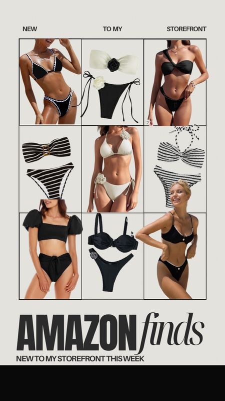 Black and neutral swimwear new to my Amazon storefront 

Neutral swim, black Amazon swim, bikinis

#LTKfindsunder100 #LTKstyletip #LTKfindsunder50