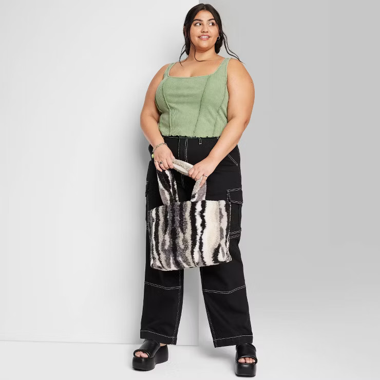 Women's Fitted Corset Tank Top - Wild Fable™ | Target