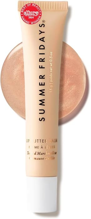 Summer Fridays Lip Butter Balm, Toasted Marshmallow, Vegan (0.5 Oz) | Amazon (US)