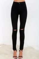 Practice Makes Perfect Black High-Waisted Skinny Jeans | Lulus (US)
