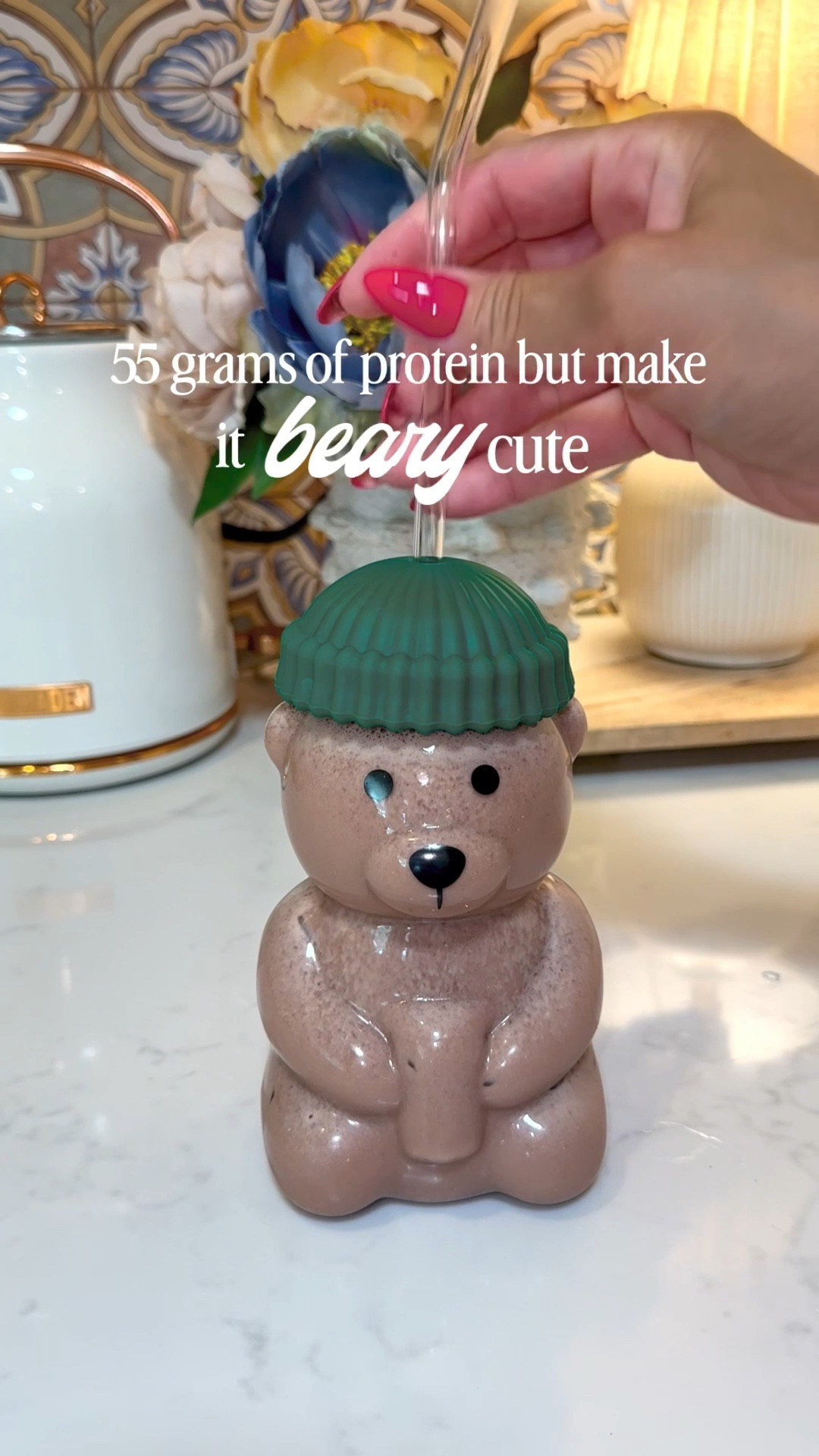 Cutest 20 oz bear glass. 
Starbucks bear glass dupe 

#LTKMothersDay #LTKmorningroutine #LTKHome