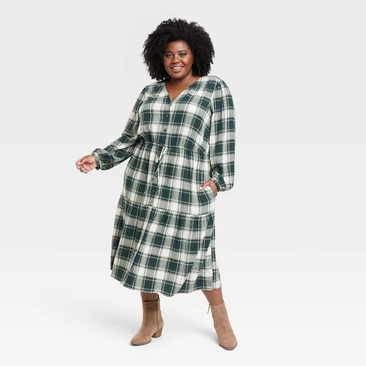 Women's Long Sleeve A-Line Dress - Knox Rose™ | Target