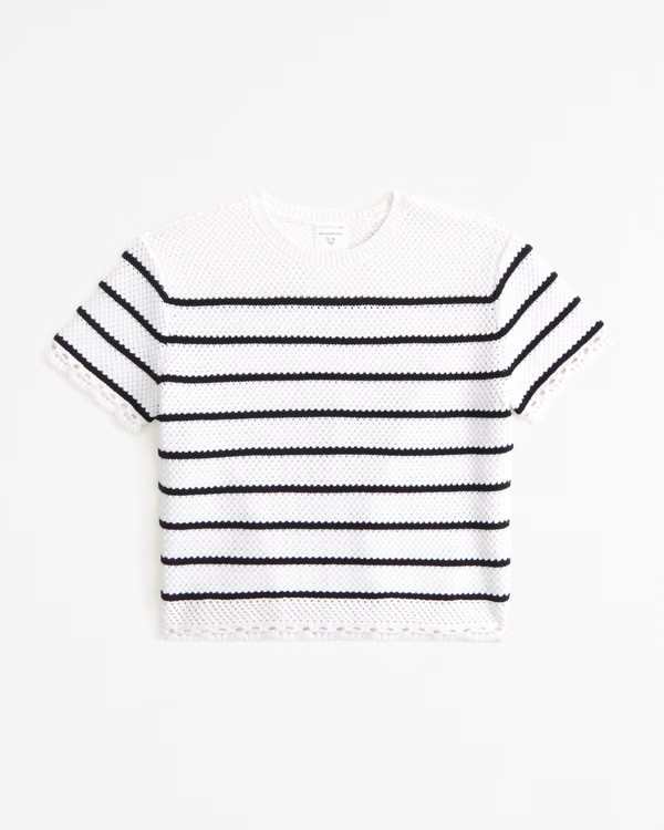 stitch sweater tee | Abercrombie & Fitch (US)
