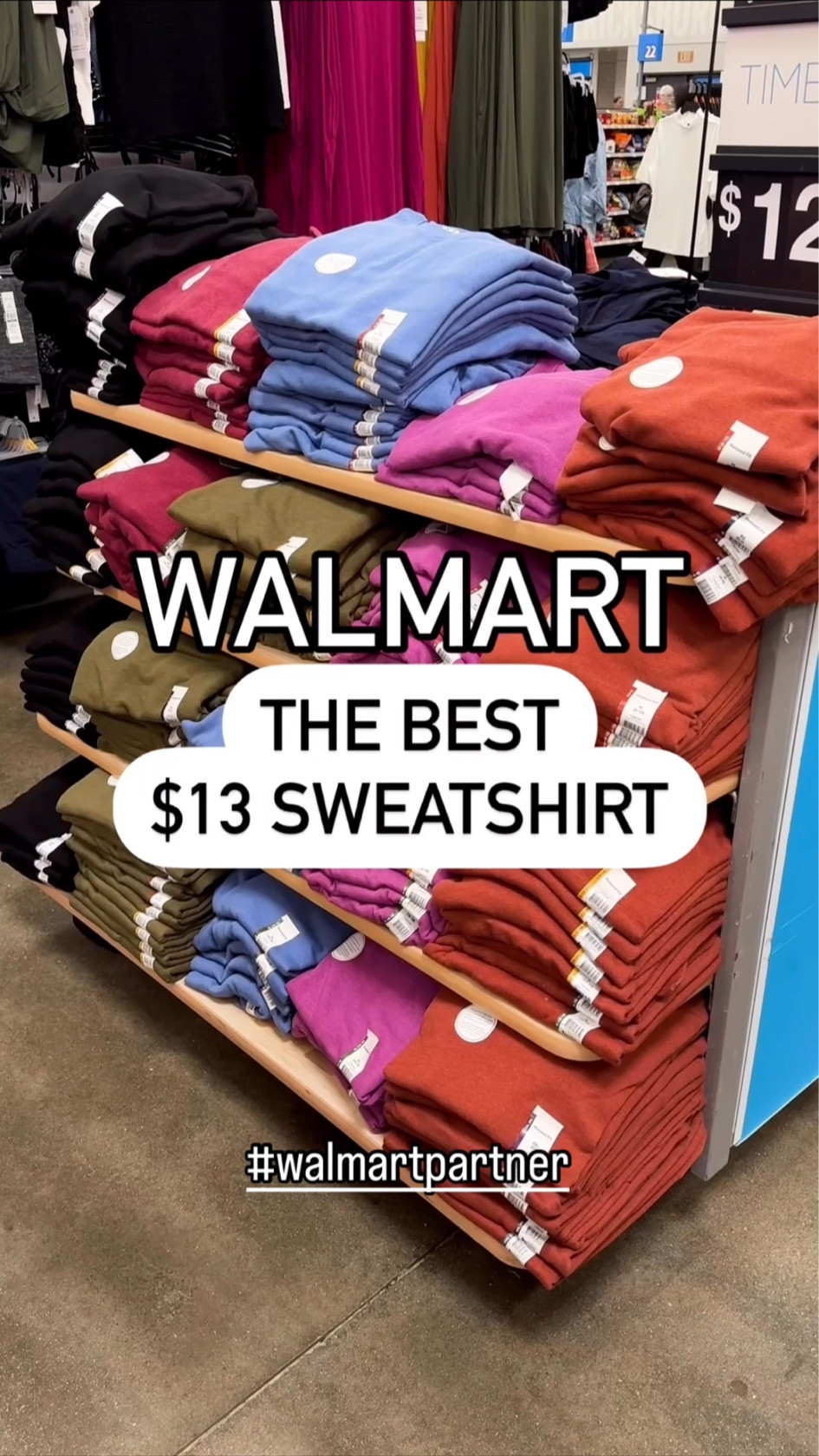 Instagram reel, Walmart outfit, Walmart try on, Walmart fashion, time and tru, time and tru sweatshirt, ways to style 

Wearing a medium! 

#LTKSeasonal #LTKStyleTip #LTKFindsUnder50