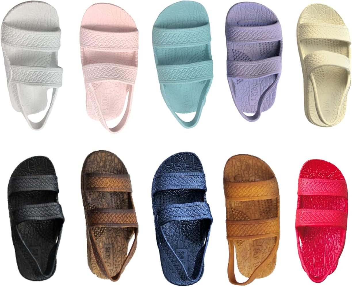 J-Slips Toddler Hawaiian Jesus Sandals w/Back Strap | Amazon (US)