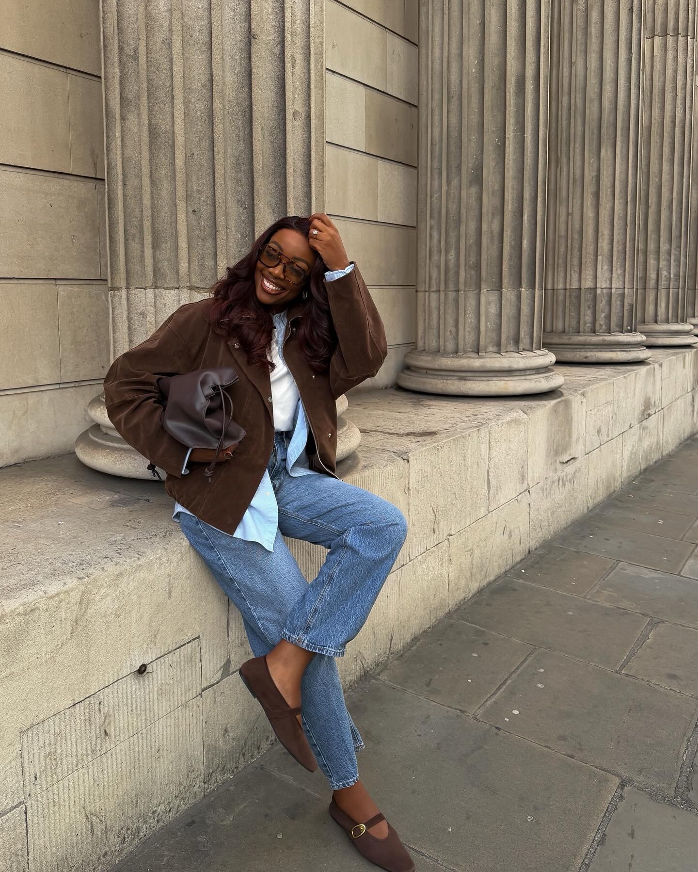 This suede jacket is working overtime 🤎🤎🤎

Brown suede jacket, funnel neck bomber, espresso brown, Ralph Lauren

#LTKeurope #LTKuk #LTKautumn