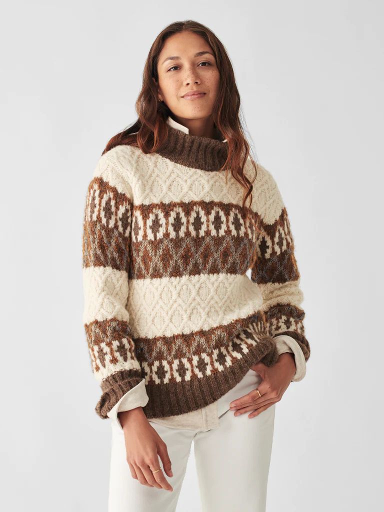 Frost Fairisle Turtleneck | Faherty