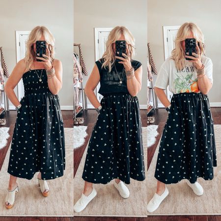 Black Lemon Dress 
Watchband save with code MANDIE
Dress M
Black tank L
White tee M
Sandals TTS
VANS sized down 

#LTKFindsUnder50 #LTKStyleTip #LTKOver40