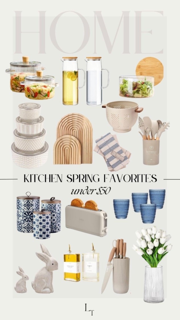 Spring kitchen favorites UNDER $50 🤍

#LTKU #LTKfoodie #LTKHome