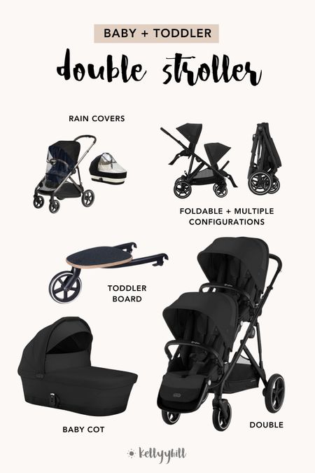 Baby + toddler double stroller 

#LTKbaby #LTKkids #LTKbump