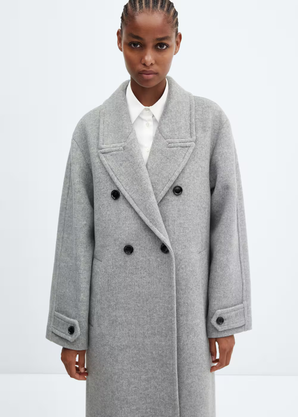 Oversize wool coat | MANGO (US)