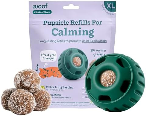 WOOF Pupsicle Calming Starter Kit - Pupsicle and Calming Pops Bundle - Long-Lasting Interactive D... | Amazon (US)