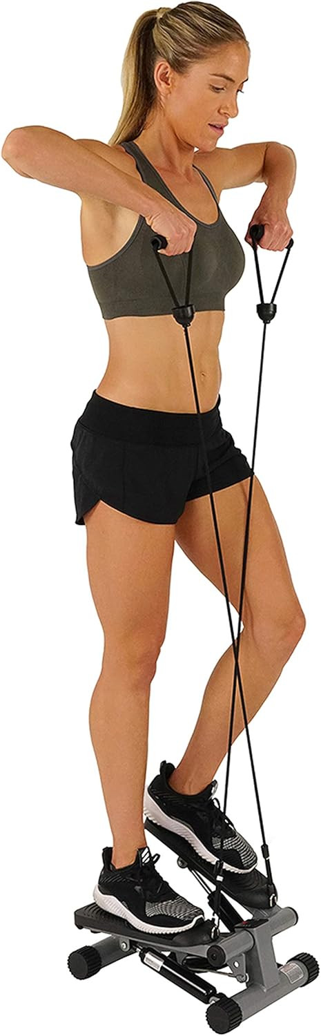 Sunny Health & Fitness Mini Stepper with Resistance Bands | Amazon (US)