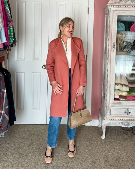Spring transition outfit idea. This sweater jacket is the perfect layer for those days the temps change significantly. #jeans #sweaterjacket #styleinspo #springoutfit #chicwish

#LTKover40 #LTKSeasonal #LTKfindsunder100