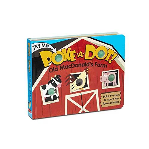 Melissa & Doug Children's Book - Poke-a-Dot: Old MacDonald’s Farm (Board Book with Buttons to P... | Walmart (US)