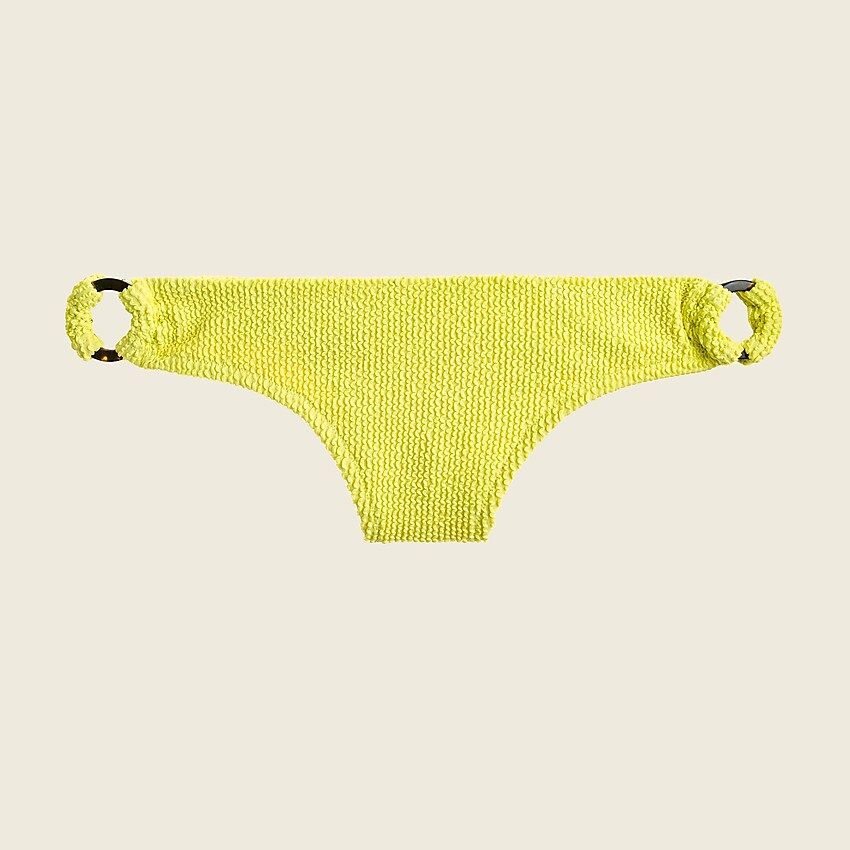 Scrunchie ring bikini bottom | J.Crew US