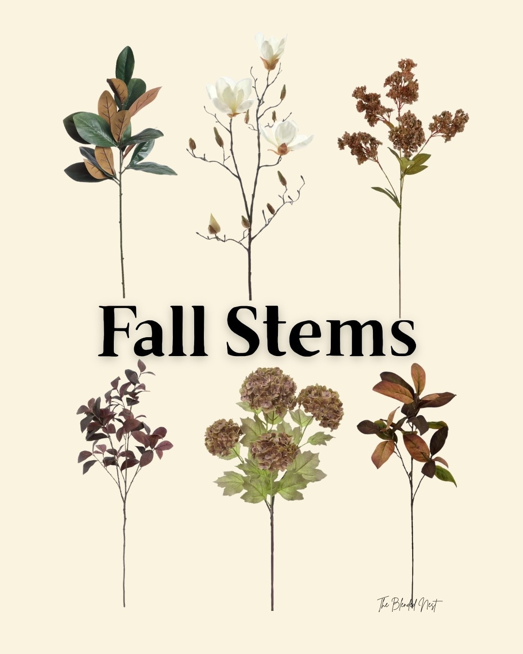 I love using stems throughout my home.  And I love finding good quality, budget friendly ones that will last years and years.  These stems are from Michael’s and they’re all on sale.

#LTKSeasonal #LTKHome #LTKSaleAlert