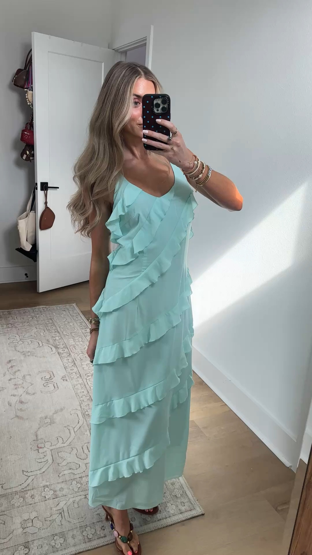 Amazon size small Wenrine Womens Sexy Chiffon Halter Maxi Dress Sleeveless Backless Ruffle Tassel Party Club Dresses size down if in between sizes. My shoes are also Amazon heels! 

#LTKWedding #LTKootd #LTKgrwm