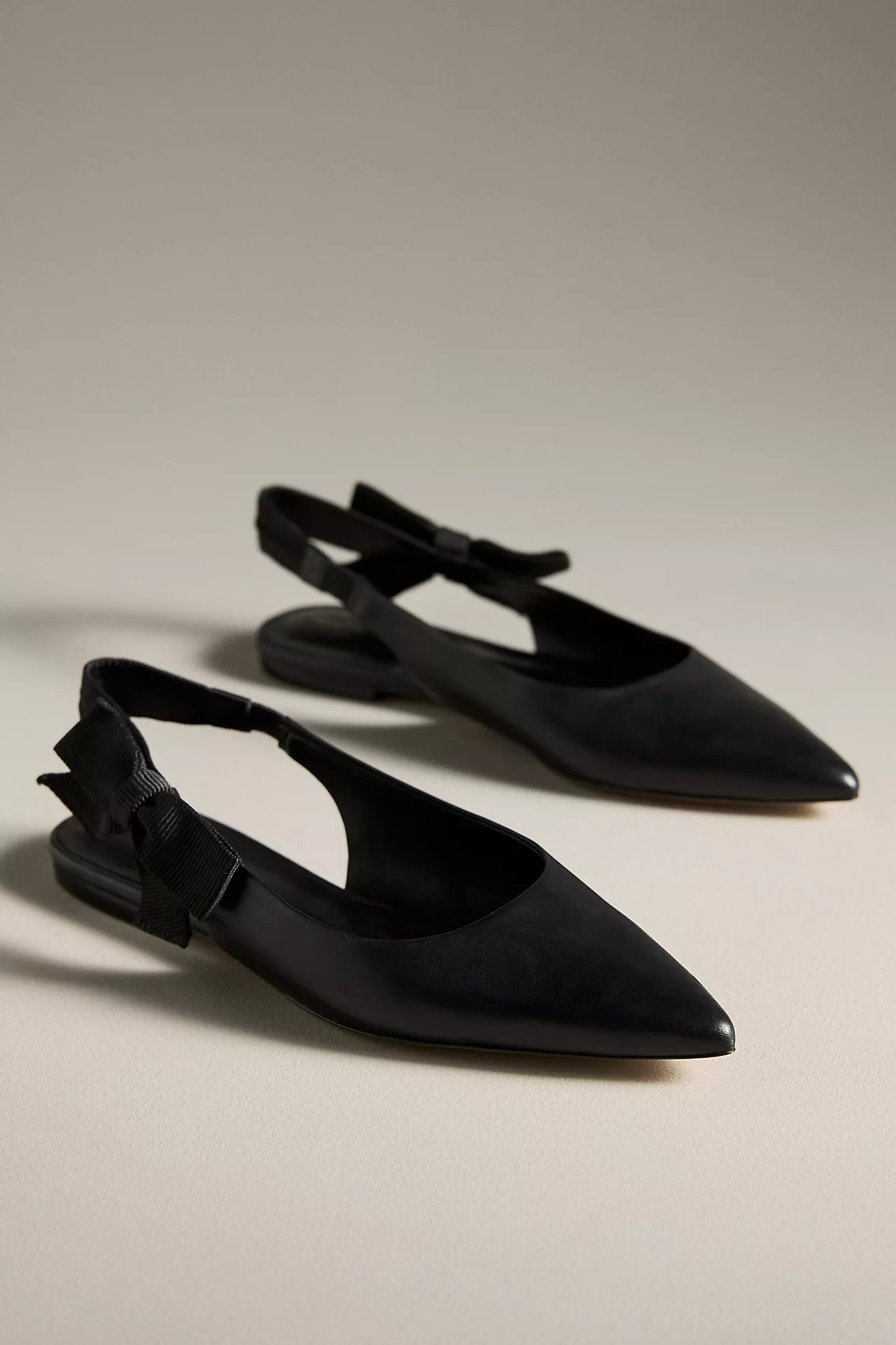 Maeve Side-Bow Slingback Flats | Anthropologie (US)