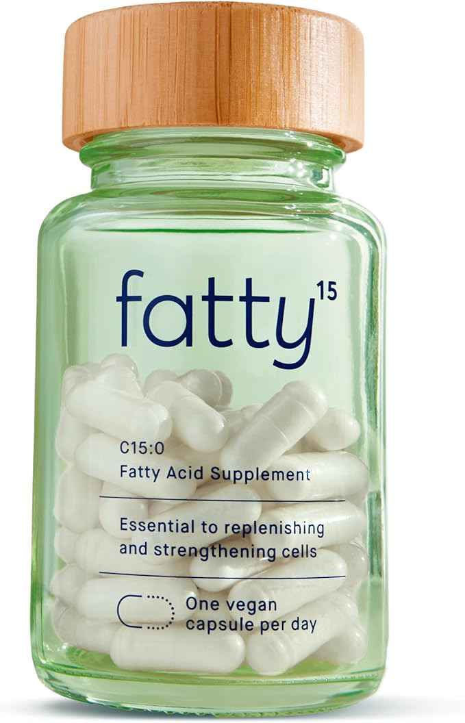 Fatty15 Pure C15:0 Pentadecanoic Acid Supplement - 3X Cellular Benefits of Omega-3 - Longevity Su... | Amazon (US)