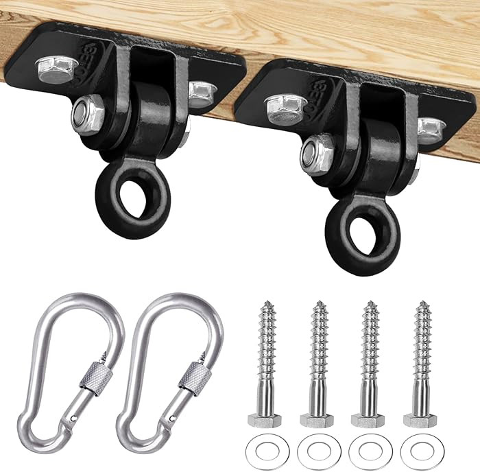 BETOOLL 2400 lb Capacity Heavy Duty Swing Hangers for Wooden Sets Playground Porch Indoor Outdoor... | Amazon (US)