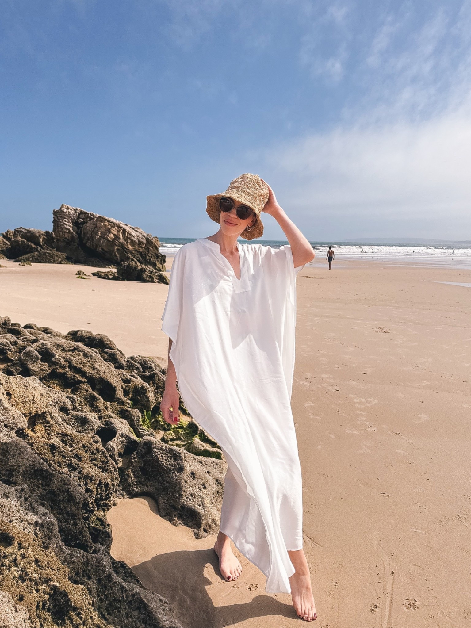 Amazon kimono - works as a swim coverup or can be dressed up for dinner with jewelry and sandals

#LTKTravel #LTKSwim #LTKSaleAlert