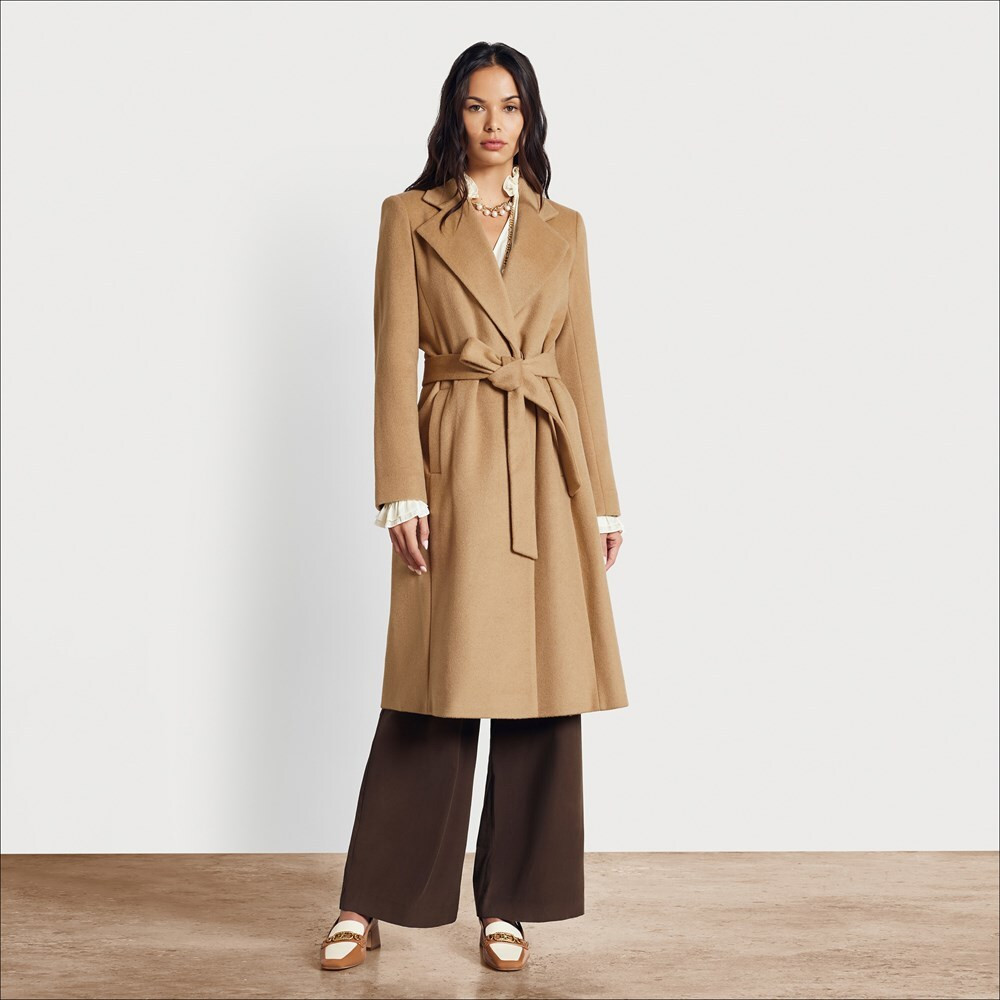 Wool Belted Wrap Coat | Sam Edelman
