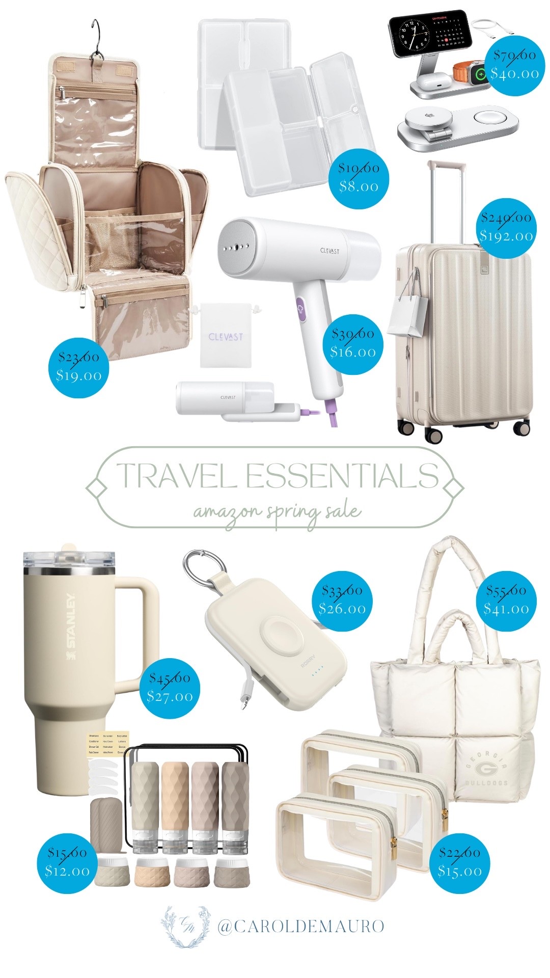 Packing just got a whole lot prettier with these aesthetic travel staples, now available at a major discount for the Amazon Spring Sale. From puffer totes to chic packing sets, they’re the perfect way to keep your essentials organized while still nailing that effortless, cool-girl travel look.

travel essentials, summer must haves, looks and luggage, vacation finds, organization tips, jetsetter guide, electronic gadgets, creator favorites 2026

#LTKTravel #LTKSaleAlert #LTKSeasonal