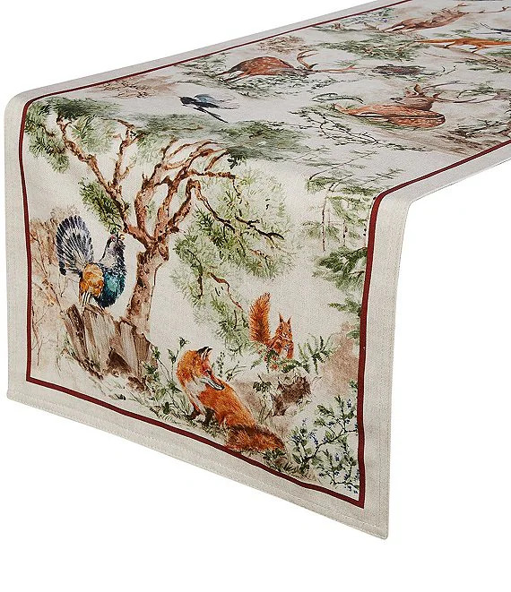 Woodland Story Reversible Runner | Dillard's
