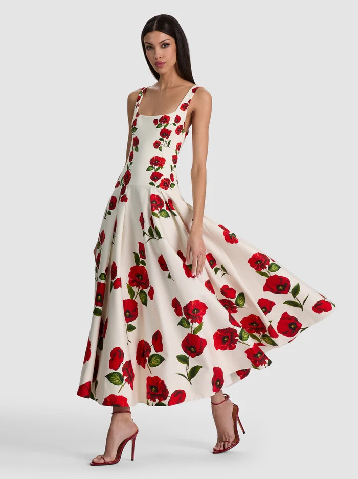 ADLEY DROP WAIST DRESS | Alice + Olivia