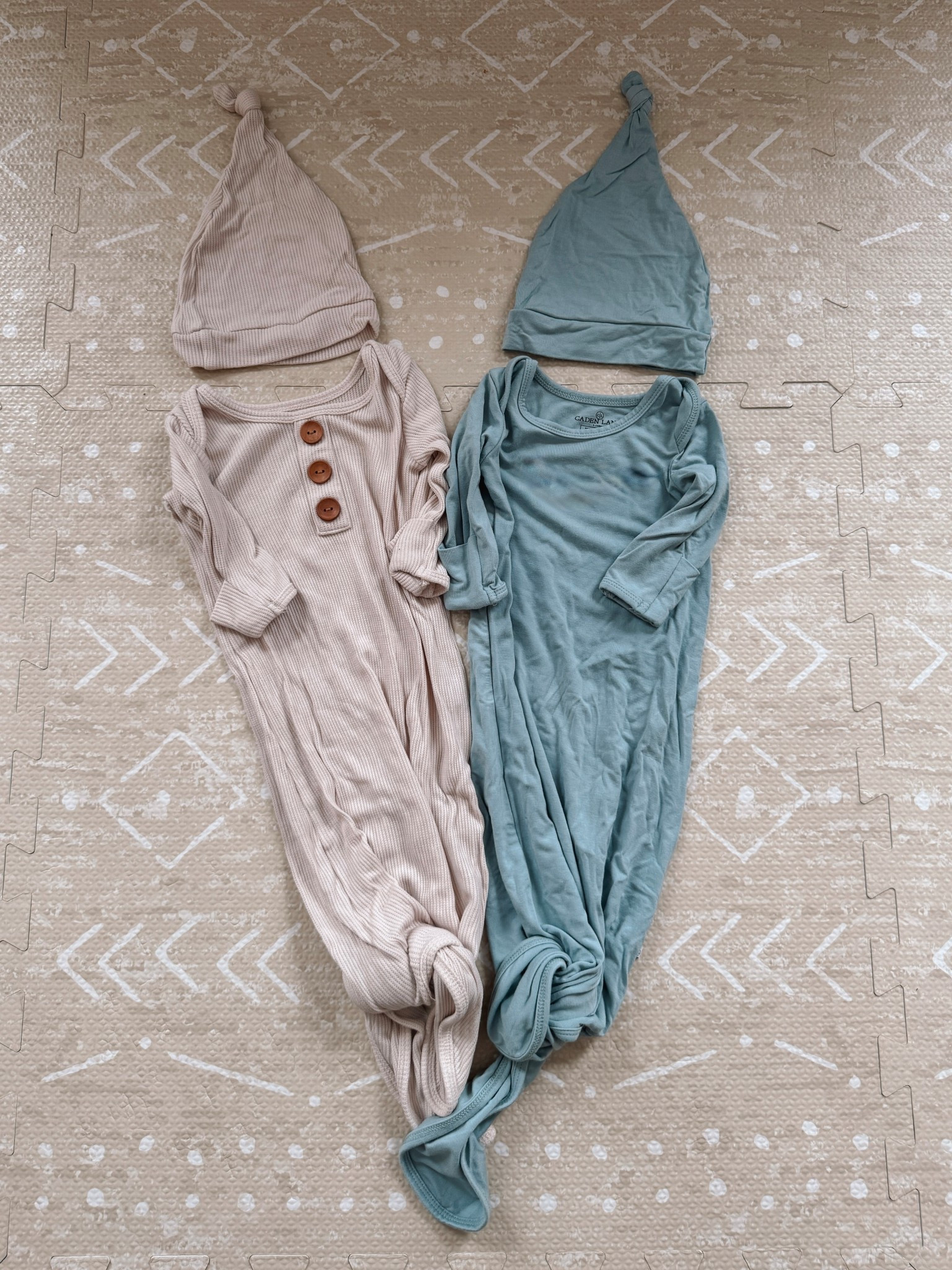 After my first baby, I learned that bringing knotted gowns to the hospital would be the easiest for baby to wear. Baby will have so many bracelets on their ankles, so these are a game changer  

#LTKBaby #LTKBump #LTKmomlife