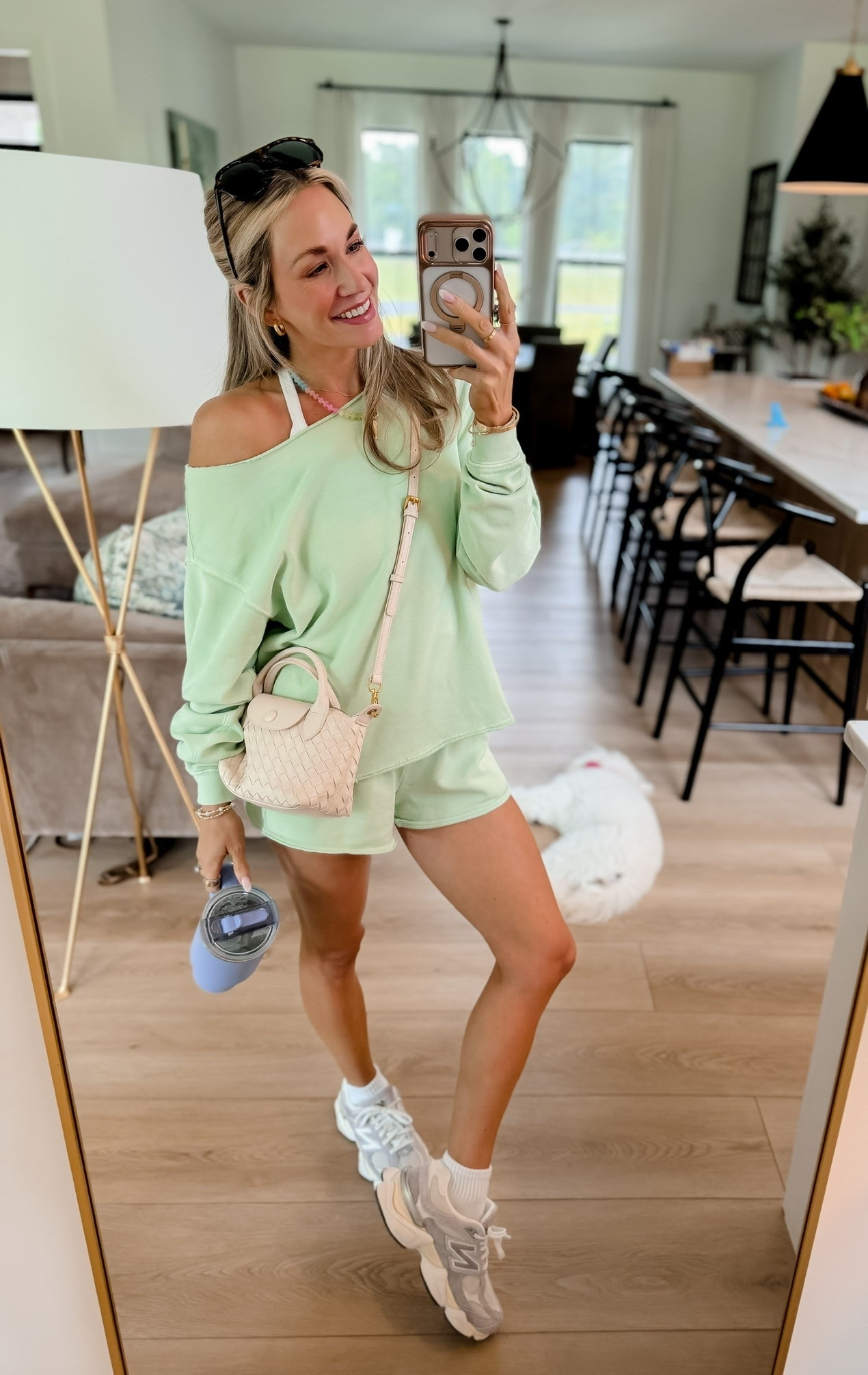 summer mom on the go outfit! this Aerie set is on SALE! so comfy and i’m obsessed with the color🌴

#LTKootd #LTKmomlife #LTKSaleAlert