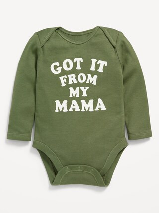 Unisex Long-Sleeve Graphic Bodysuit for Baby | Old Navy (US)