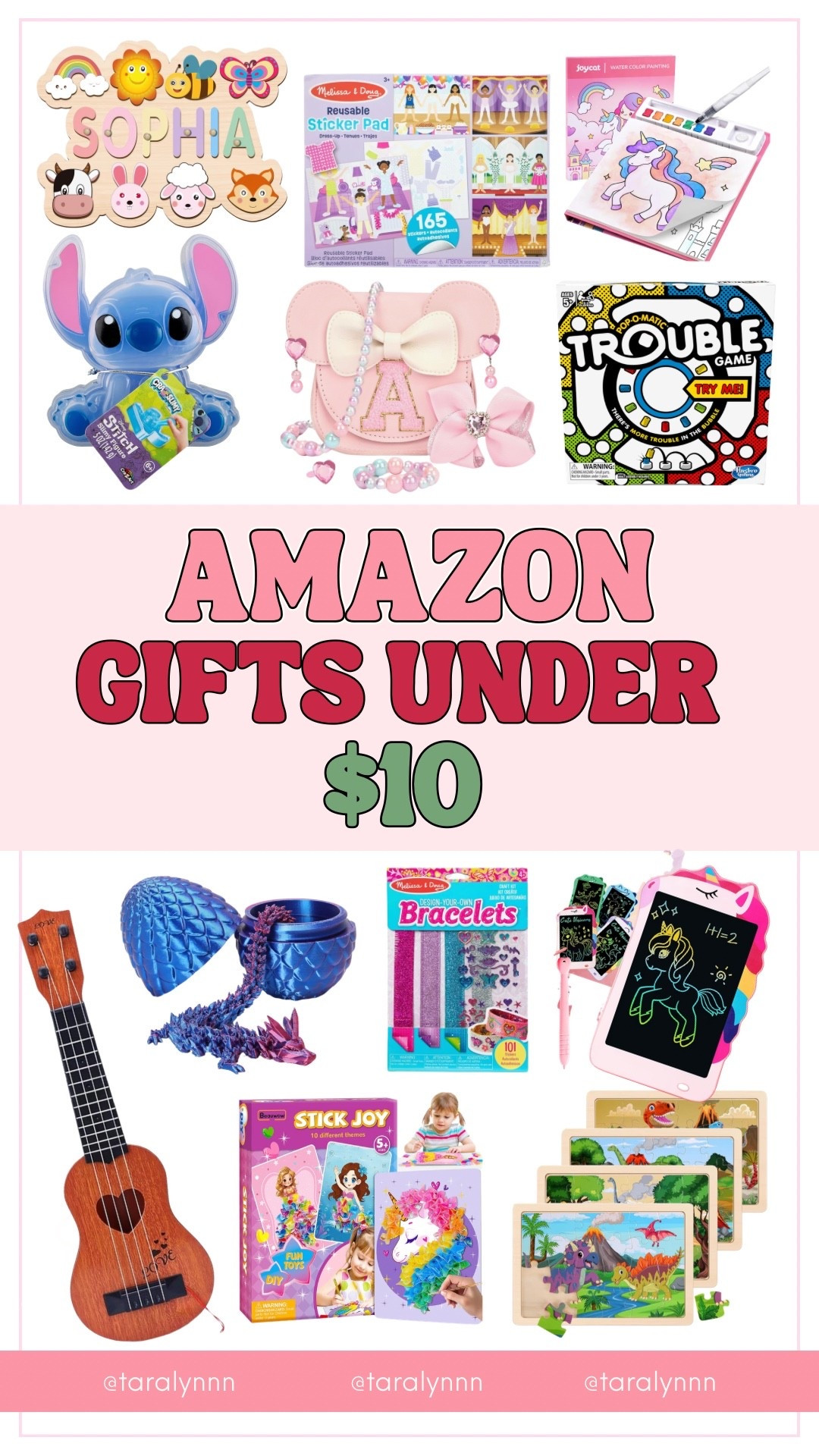 Amazon Gift Guide for Kids Under $10 🎁

#amazon #giftguide #gifts #kids #toy #toys #holiday #christmas #amazonholiday

#LTKGiftGuide #LTKKids #LTKHoliday