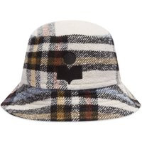 Isabel Marant Men's Haleyh Check Bucket Hat in Ecru, Size Medium | END. Clothing | End Clothing (US & RoW)