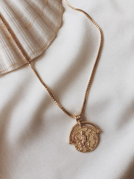 Warrior Coin Necklace | Ooh La Luxe