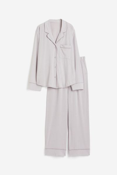 Pyjama shirt and bottoms | H&M (UK, MY, IN, SG, PH, TW, HK)