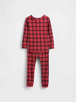Kids & Baby Organic Brushed Cotton Holiday PJ Set | Gap (US)