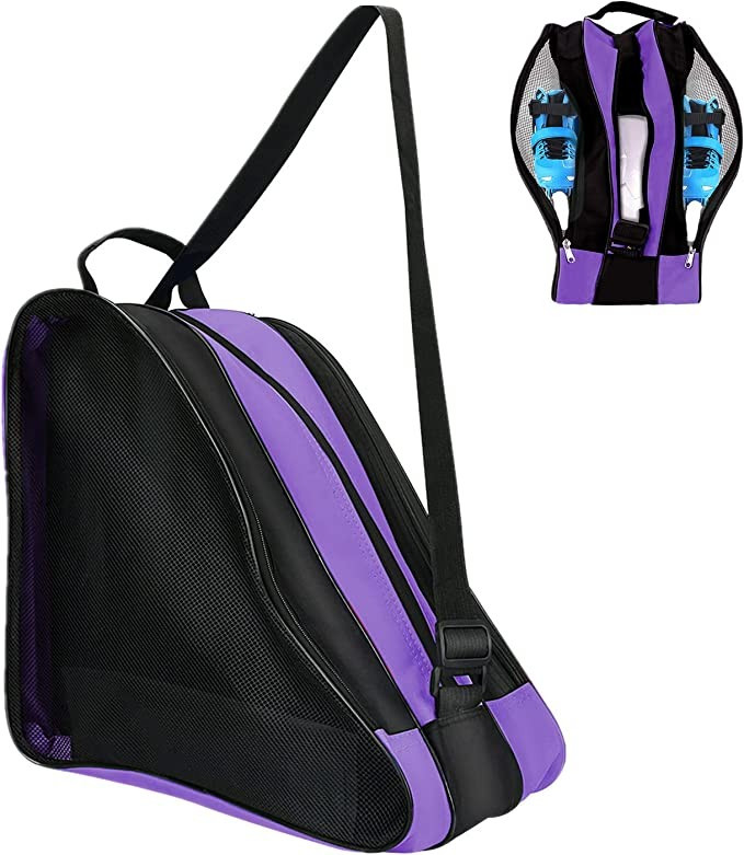 Amazon.com : LINGSFIRE Roller Skate Bag, Breathable Ice-skating Bag Shoulder and Top Handle Oxfor... | Amazon (US)