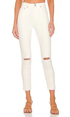 superdown Mandy Slit Knee Jean in Off White from Revolve.com | Revolve Clothing (Global)