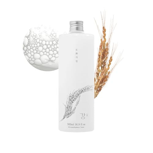 House of Dohwa Rice Toner Korean for Face (Tone, Brighten & Moisturize) - Hydrating Vegan Milky Water with Hyaluronic Acid & Rice Bran Extract (16.9 fl. oz / 500 ml, Korean Skincare) | Amazon (US)
